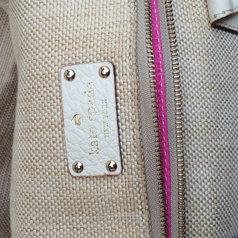 Kate Spade Cream and Pink Satchel - Picture 4 of 17